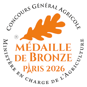 Médaille de bronze Paris 2026 - Concours Général Agricole